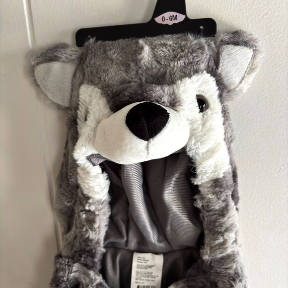 HYDE And EEK Boutique Infant 0-6 Mo. WOLF Jumpsuit - Picture 4 of 5